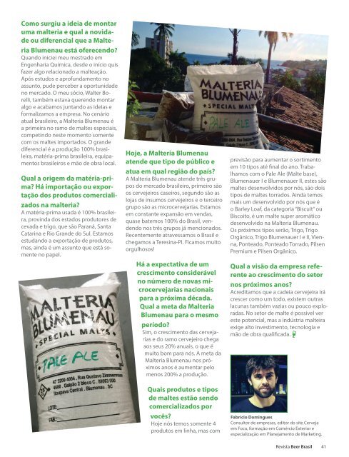 Revista Beer Brasil - Edição 01 - JAN2016