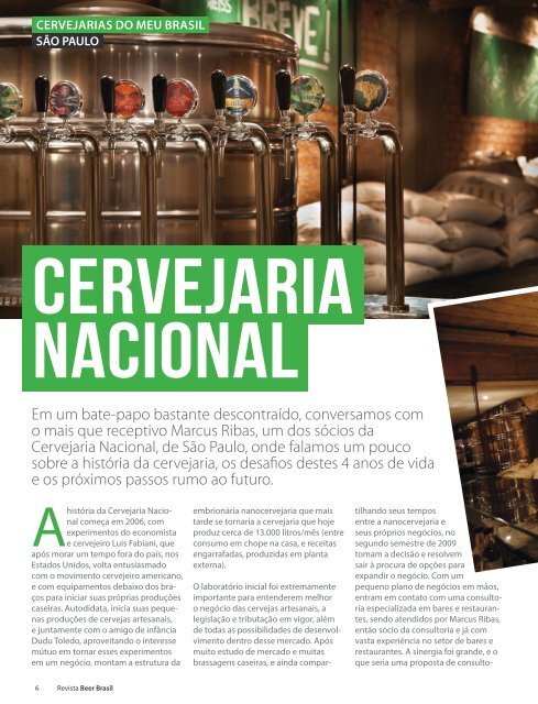 Revista Beer Brasil - Edição 01 - JAN2016