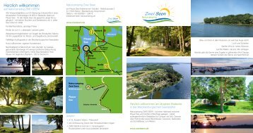 Naturcamping ZWEI SEEN - Flyer 2016