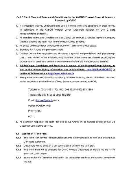 AVBOB–Funeral-Cover-Terms-and-Conditions