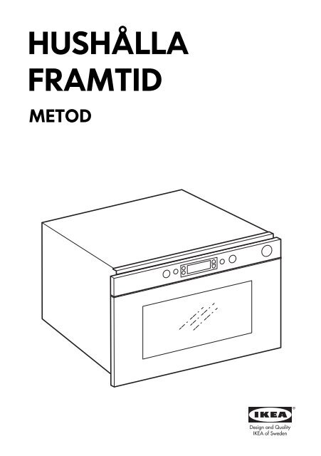 Ikea FRAMTID forno a microonde - 90303390 - Istruzioni di montaggio