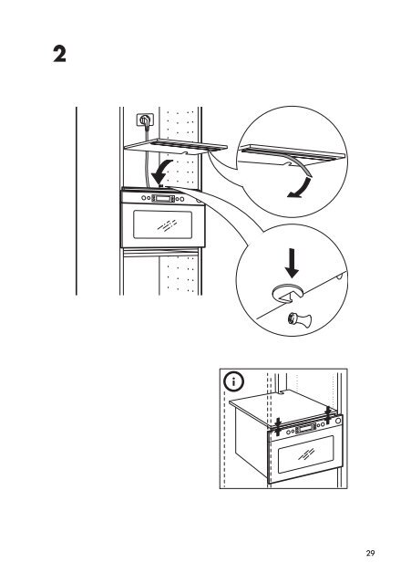 Ikea FRAMTID forno a microonde - 90303390 - Istruzioni di montaggio