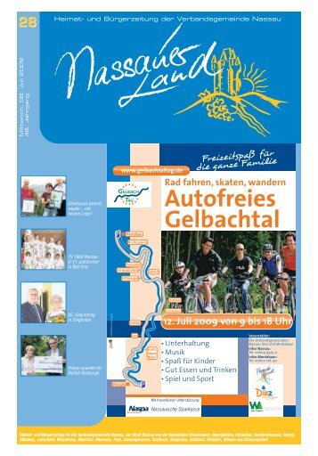 Mitteilungsblatt Ausgabe 28 - Verbandsgemeinde Nassau