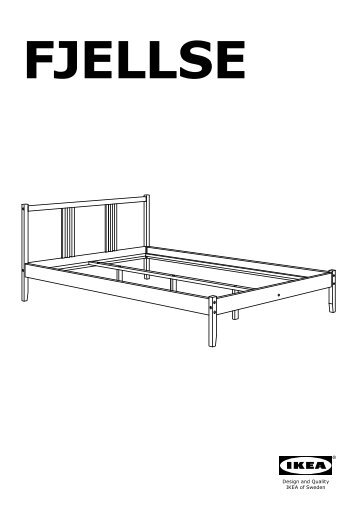 Ikea FJELLSE struttura letto - S09020013 - Istruzioni di montaggio