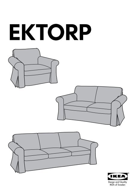 Ikea EKTORP Poltrona - S59005227 - Istruzioni di montaggio