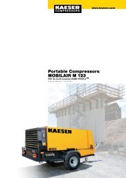 Portable Compressors MOBILAIR M 123 - Kaeser Kompressoren