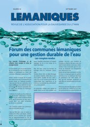 Forum des communes lémaniques pour une gestion durable