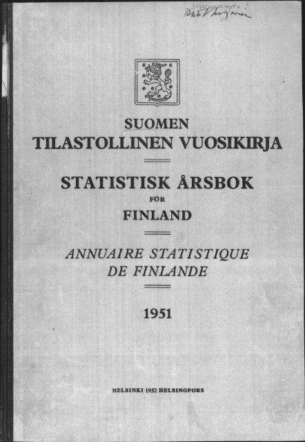 Finland Yearbook - 1951