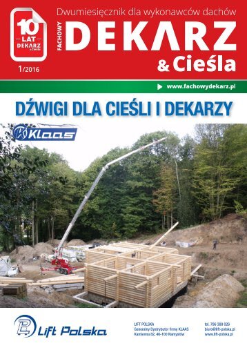 Fachowy Dekarz & Cieśla 1/2016