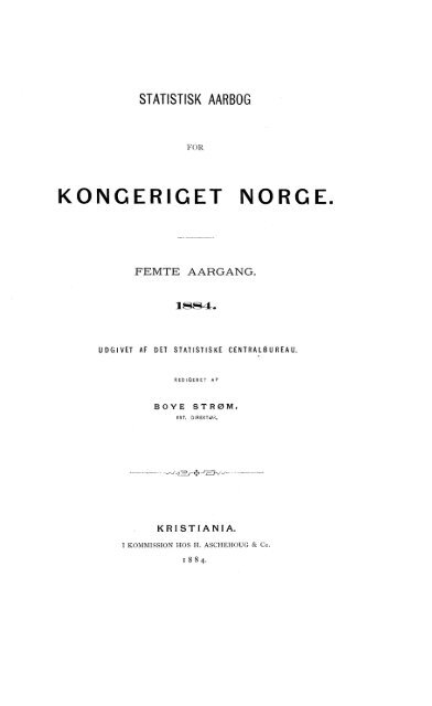 Norway Yearbook - 1884