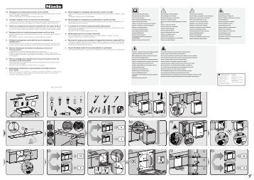 Miele G 6200 SCU - Schema di montaggio