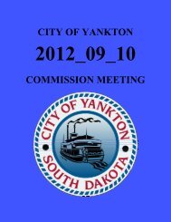 yankton board of city commissioners - City of Yankton