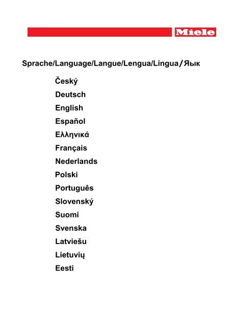 Miele GP DC CX 0061 T - Scheda tecnica