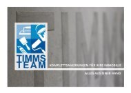 Broschüre Timms Team