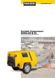 Portable Compressors MOBILAIR M 26 - Kaeser Kompressoren