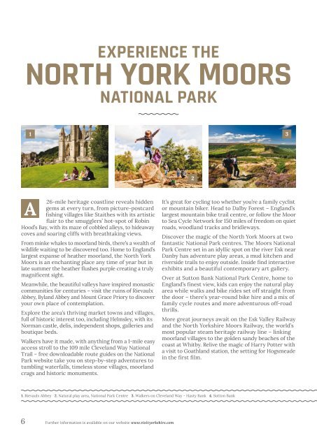 Visit North Yorkshire 2016