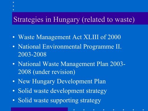 Waste Management Issues In Hungary