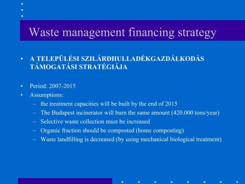 Waste Management Issues In Hungary