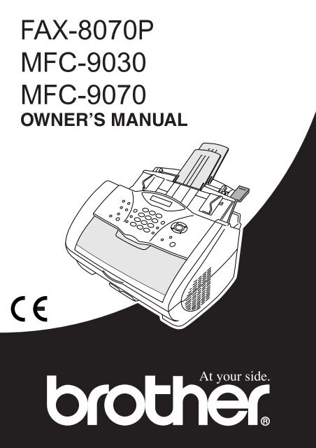 Brother MFC-9030 - Guida Utente