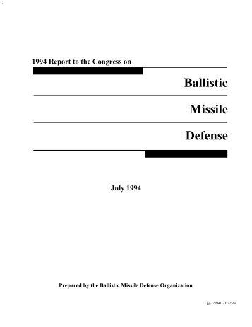 1994 Report on BMD - BITS