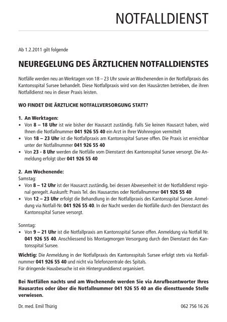 MAI AGENDA - Gemeinde Nebikon