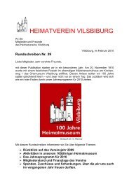 Rundschreiben Nr. 39 - Heimatmuseum Vilsbiburg