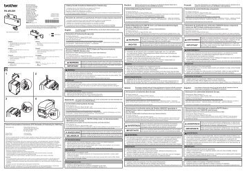 Brother TD-2130N - Guida di installazione rapida (Interfaccia WLAN)