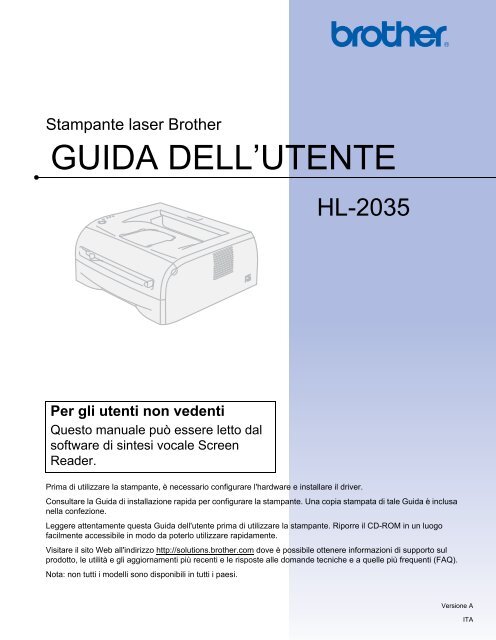 Brother Hl 2035 Driver , HL-2035 Where can I download a driver for my ...