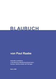 Blaubuch 2006 - Konferenz Nationaler Kultureinrichtungen