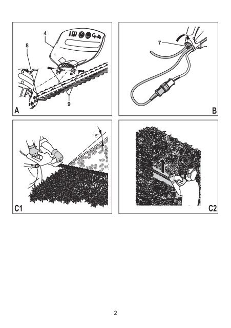 BlackandDecker Hedgetrimmer- Gt450 - Type 2 - Instruction Manual (Ungheria)