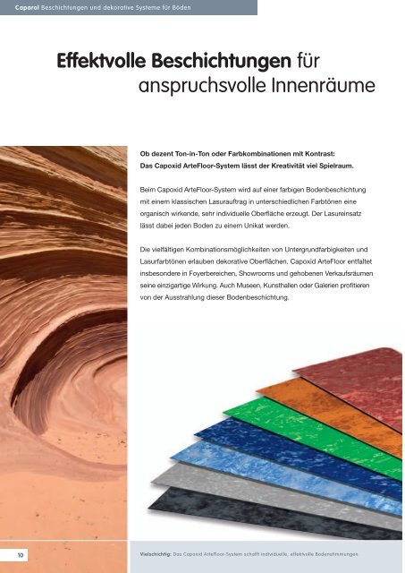 FloorColor plus - Deutsche Amphibolin Werke - Caparol