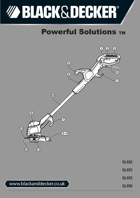 BlackandDecker Tagliabordi A Filo- Gl652 - Type 2 - 3 - Instruction Manual (Inglese)