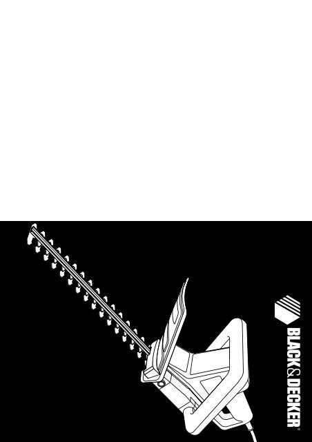 Image of Black & Decker GT221 electric hedge trimmer