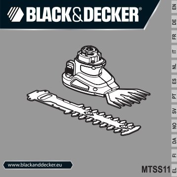 BlackandDecker Testa Taglia Cespugl- Mtss11 - Type 1 - Instruction Manual (Europeo)