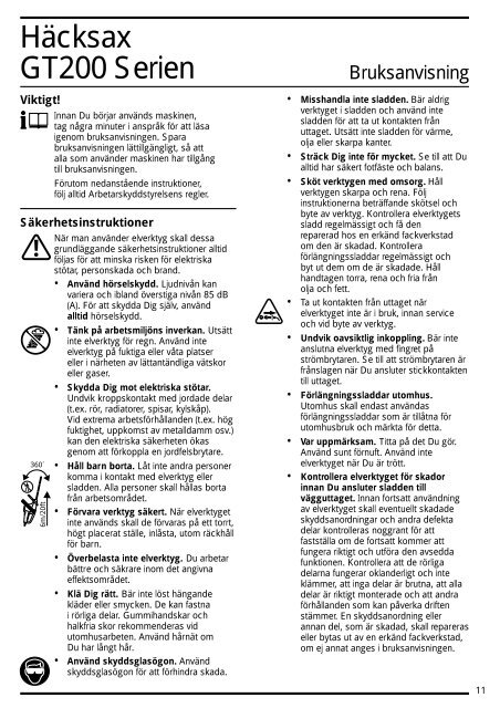 BlackandDecker Hedgetrimmer- Ht23 - Type 1 - Instruction Manual