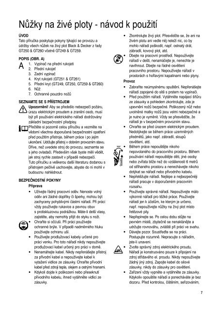 BlackandDecker Hedgetrimmer- Gt251 - Type 3 - Instruction Manual (Europeo Orientale)