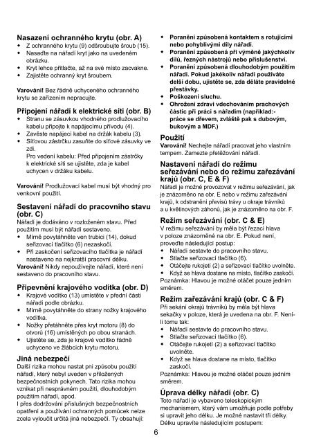 BlackandDecker Tagliabordi A Filo- Gl655 - Type 2 - 3 - Instruction Manual (Czech)
