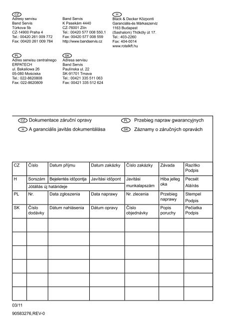 BlackandDecker Tagliasiepi Sen Cavo- Gtc3655l - Type H1 - Instruction Manual (Polonia)