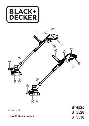 BlackandDecker Tagliabordi A Filo- St5530 - Type 1 - Instruction Manual (Lituania)