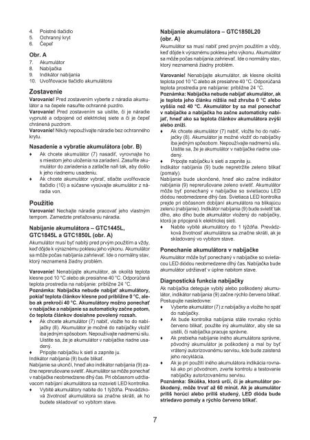 BlackandDecker Tagliasiepi Sen Cavo- Gtc1445l - Type H1 - Instruction Manual (Slovacco)