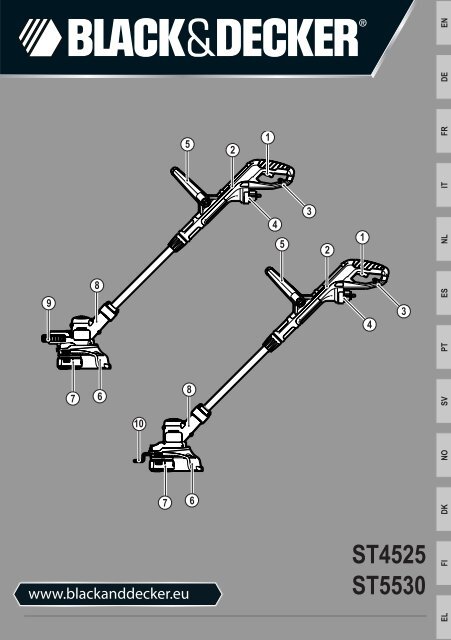 BlackandDecker Tagliabordi A Filo- St5530 - Type 1 - Instruction Manual (Europeo)