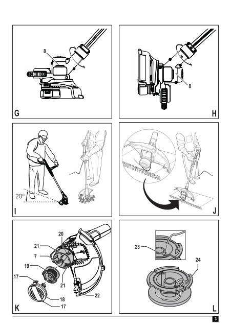 BlackandDecker Tagliabordi A Filo- St5530 - Type 1 - Instruction Manual (Europeo)