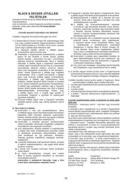 BlackandDecker Tagliabordi A Filo- Gl315 - Type 1 - Instruction Manual (Ungheria)