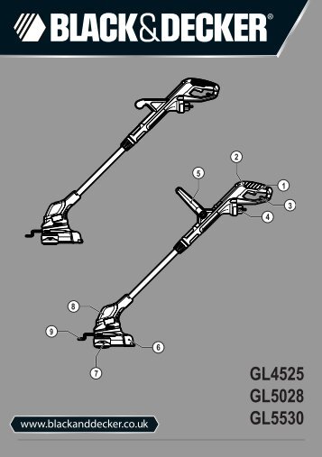 BlackandDecker Tagliabordi A Filo- Gl5028 - Type 1 - Instruction Manual (Inglese)