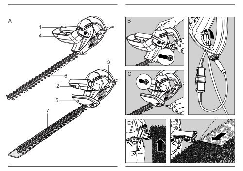 BlackandDecker Hedgetrimmer- Gt250s - Type 4 - Instruction Manual (Europeo Orientale)