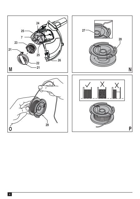 BlackandDecker Tagliabordi A Filo Senza Cavo- Glc1423 - Type H1 - Instruction Manual (Inglese)