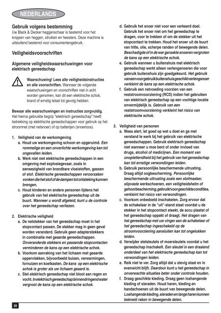 BlackandDecker Hedgetrimmer- Gt501 - Type 2 - Instruction Manual (Europeo)