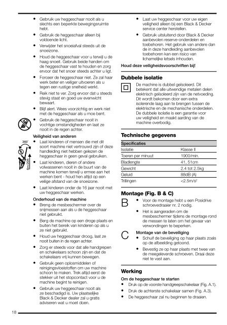 BlackandDecker Hedgetrimmer- Gt261s - Type 4 - Instruction Manual (Europeo)
