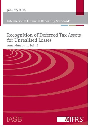 Recognition of Deferred Tax Assets for Unrealised Losses