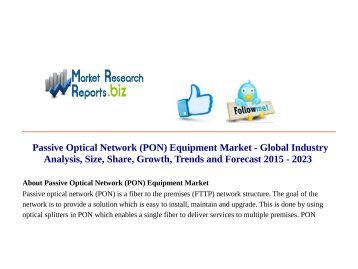 Pon-Equipment-Market-Trends Magazines